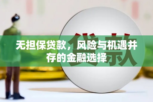 犍为无担保贷款，风险与机遇并存的金融选择