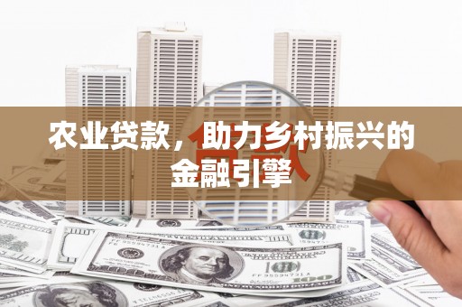 宁海农业贷款，助力乡村振兴的金融引擎