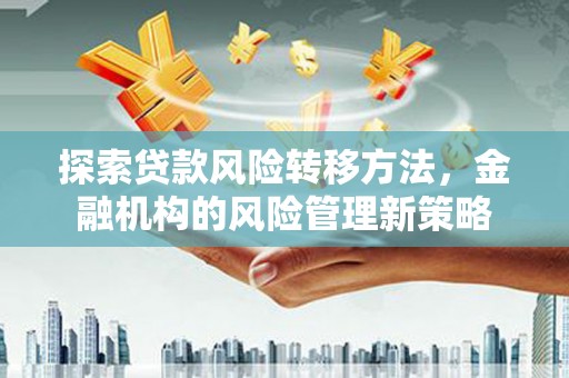 邓州探索贷款风险转移方法，金融机构的风险管理新策略