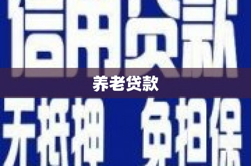 浪卡子养老贷款