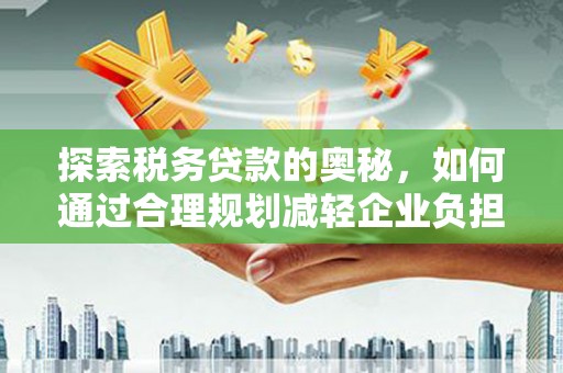 南票探索税务贷款的奥秘，如何通过合理规划减轻企业负担