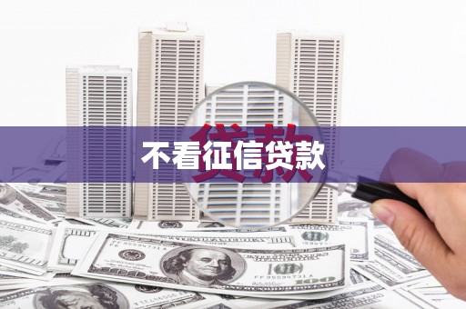 平川不看征信贷款