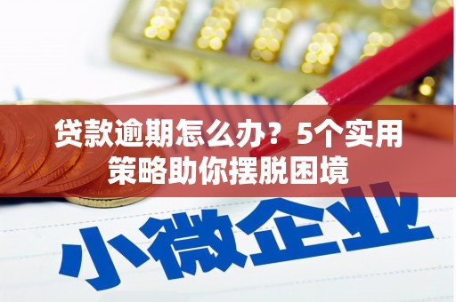 闵行贷款逾期怎么办？5个实用策略助你摆脱困境