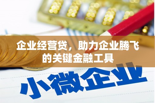 宁晋企业经营贷，助力企业腾飞的关键金融工具
