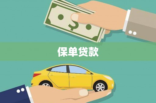 庄浪保单贷款
