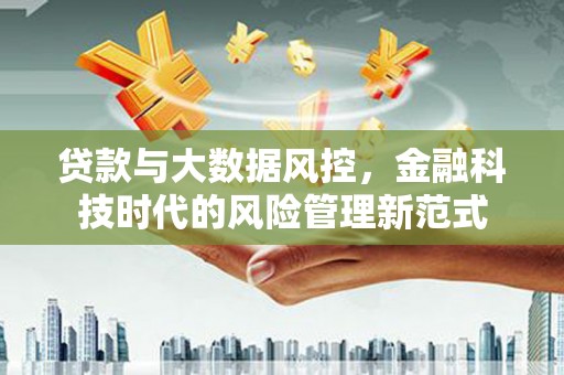 交口贷款与大数据风控，金融科技时代的风险管理新范式