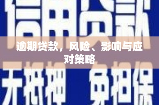谢通门逾期贷款，风险、影响与应对策略