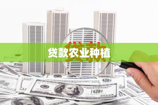 正镶白旗贷款农业种植