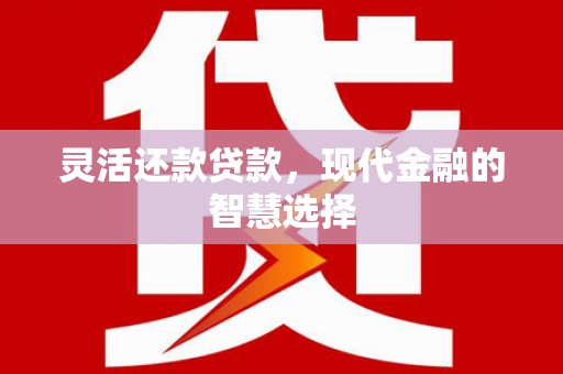 深泽灵活还款贷款，现代金融的智慧选择