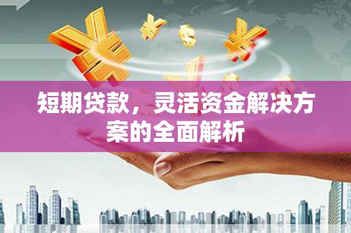 索县短期贷款，灵活资金解决方案的全面解析