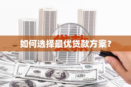伊犁哈萨克如何选择最优贷款方案？