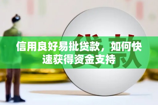 九台信用良好易批贷款，如何快速获得资金支持