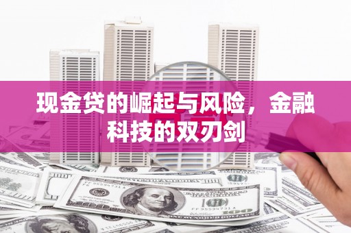 梨树县现金贷的崛起与风险，金融科技的双刃剑