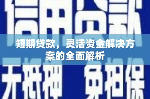 山阴短期贷款，灵活资金解决方案的全面解析