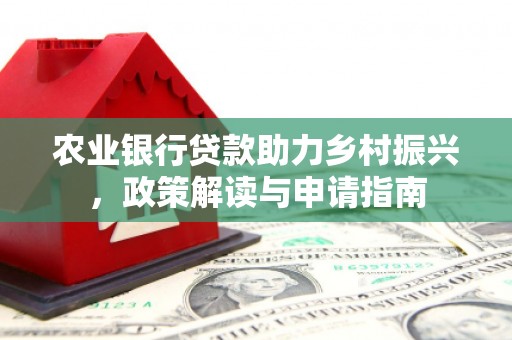 江安农业银行贷款助力乡村振兴，政策解读与申请指南