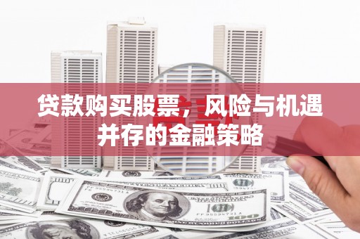 太保贷款购买股票，风险与机遇并存的金融策略