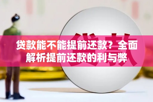 平川贷款能不能提前还款？全面解析提前还款的利与弊